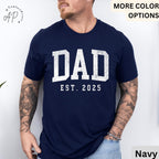 Dad Est T-Shirt, Gifts for Dad Shirt, Promoted To Dad Tee, First Time Father, Dada Shirt