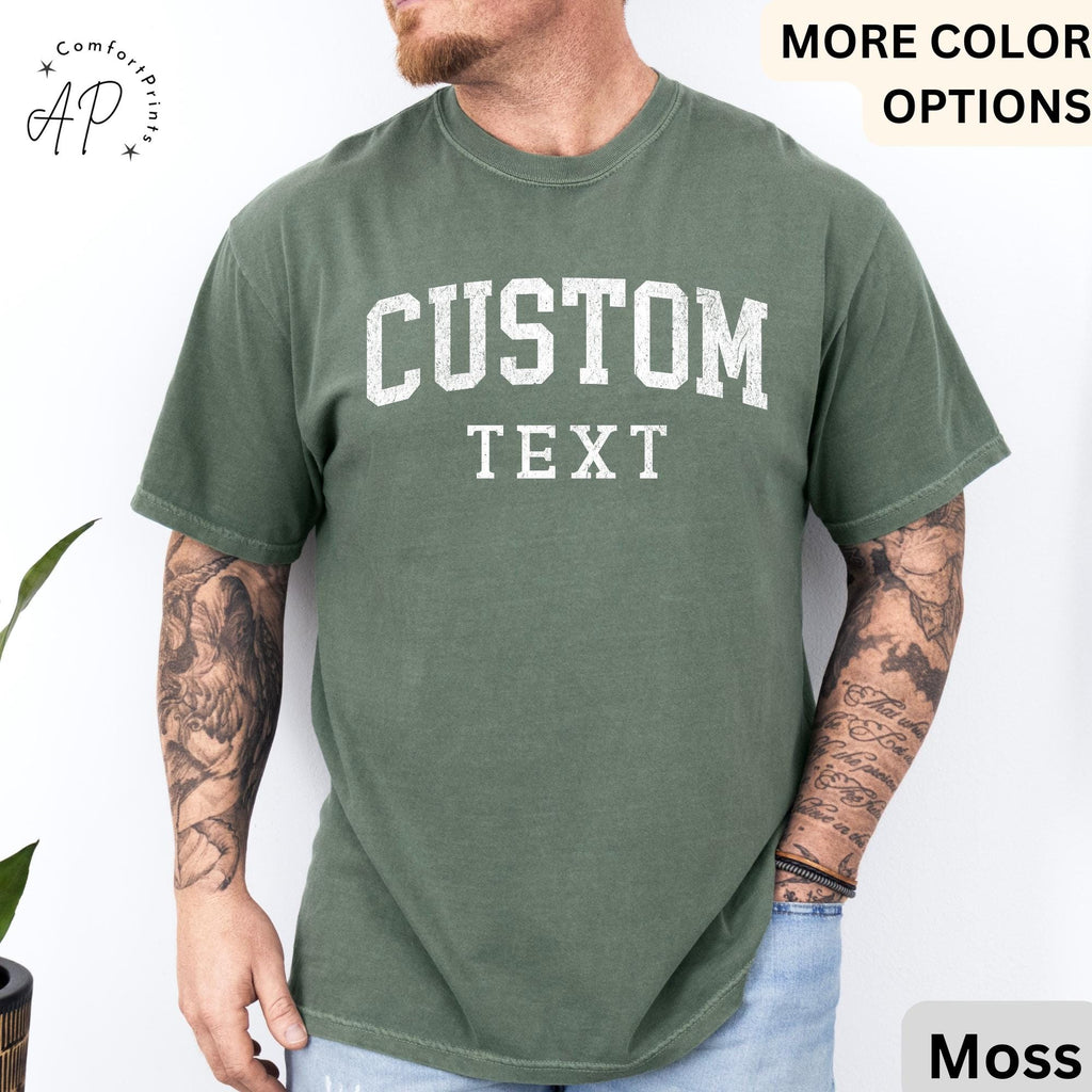 Custom Comfort Colors® T-Shirt, Personalized Shirt, Gift for Him Tee, Custom Shirt For Men, Custom Unisex Shirts