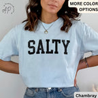 Salty Comfort Colors® Shirt, Trendy Beach T-Shirt, Summer Vacation Tee, Trendy Beach
