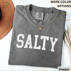 Salty Comfort Colors® Shirt, Trendy Beach T-Shirt, Summer Vacation Tee, Trendy Beach