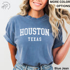 Houston Texas Comfort Colors® Shirt, Houston Texas T-Shirt, Gift for Houston Texas, City Of Texas Tee