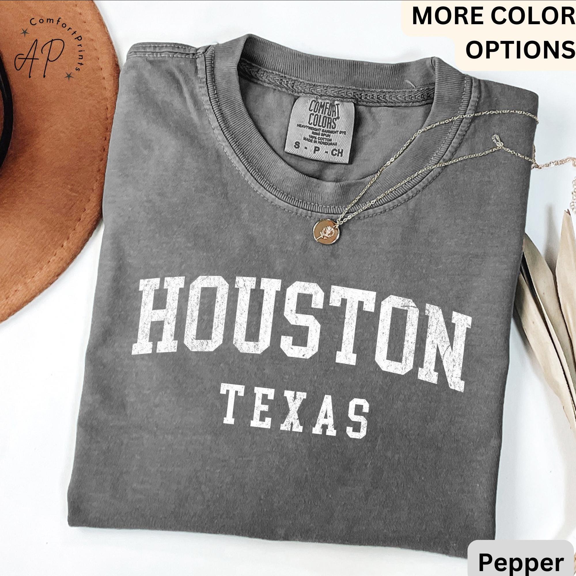 Houston Texas Comfort Colors® Shirt, Houston Texas T-Shirt, Gift for Houston Texas, City Of Texas Tee