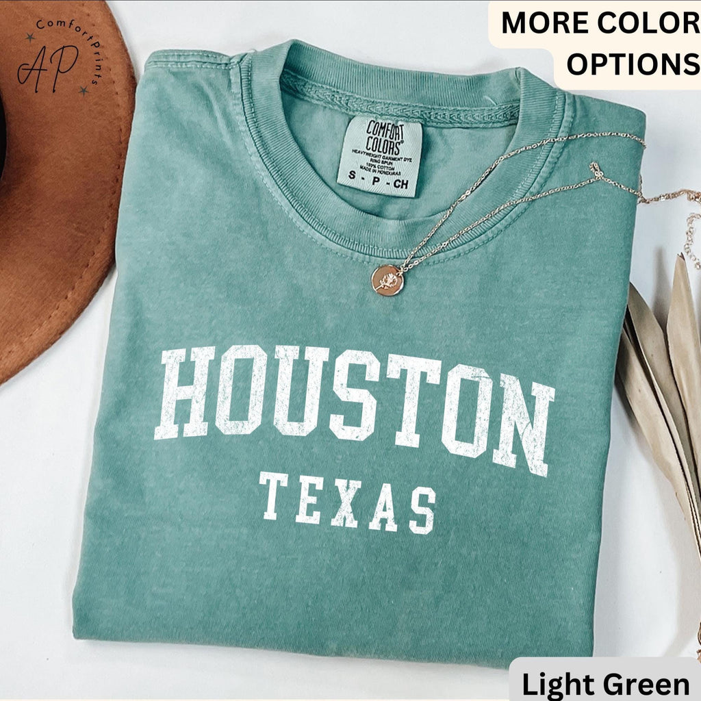 Houston Texas Comfort Colors® Shirt, Houston Texas T-Shirt, Gift for Houston Texas, City Of Texas Tee