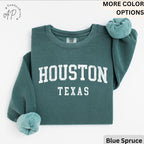 Houston Texas Comfort Colors® Sweater, Houston Texas Sweatshirt, Gift for Houston Texas, City Of Texas