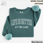 Lake Life Comfort Colors Sweatshirt: Relaxed Fit Lake Lover Gift