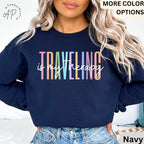 Travel Is My Therapy Sweatshirt, Travel Buddies Sweater, Gift for Traveler Hoodie, Travel Lover