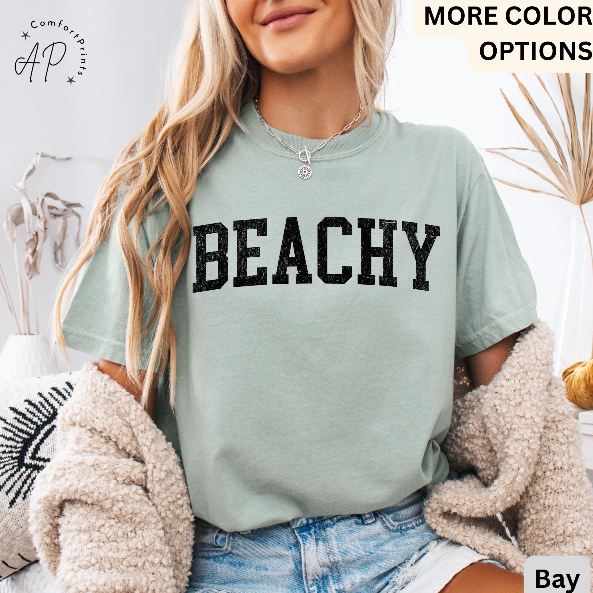 Beachy Vacation Life Comfort Colors® Shirt, Summer T-Shirt, Beach Therapy Tee, Gift for Vacation Summertime