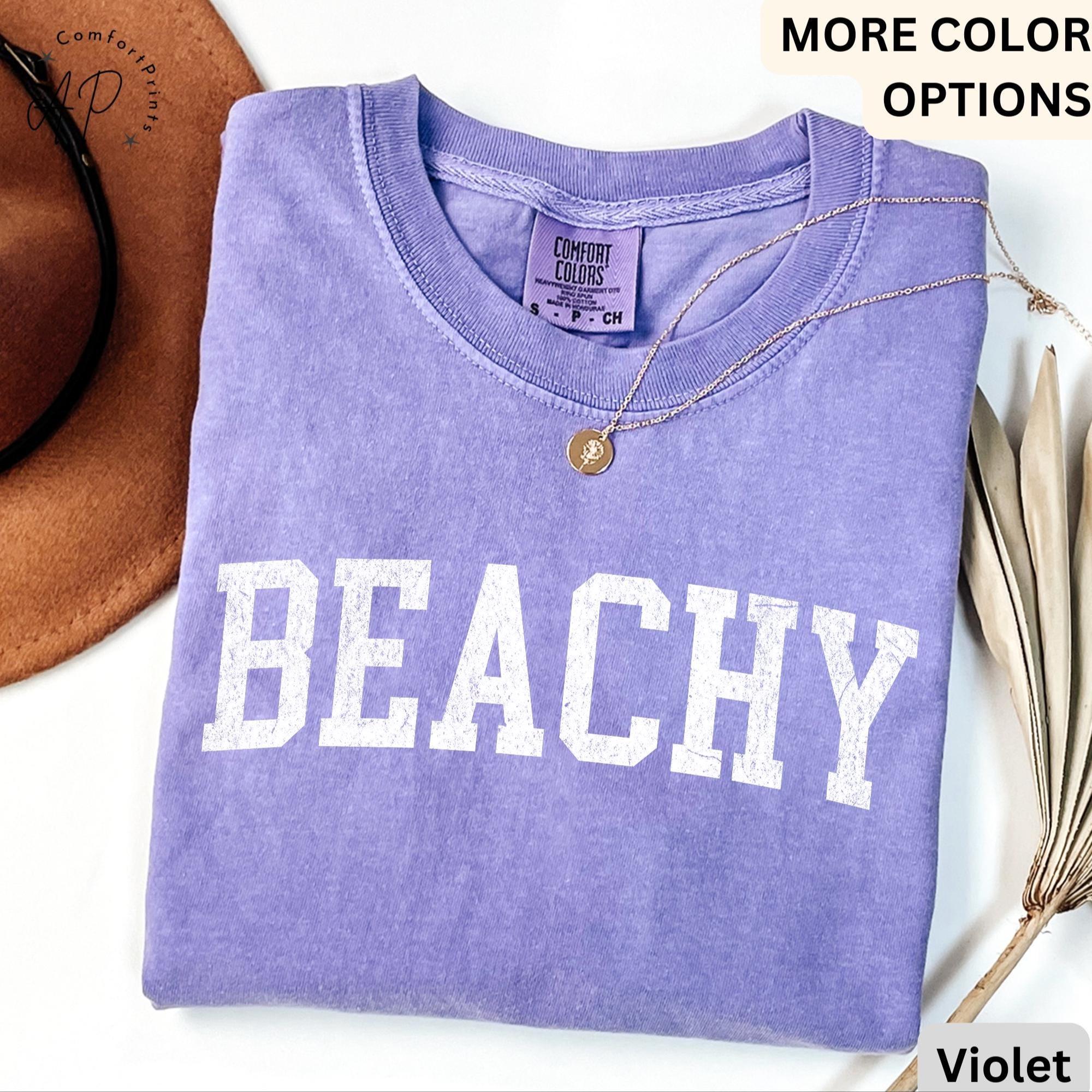 Beachy Vacation Life Comfort Colors® Shirt, Summer T-Shirt, Beach Therapy Tee, Gift for Vacation Summertime