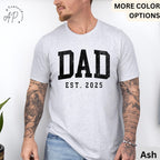 Dad Est T-Shirt, Gifts for Dad Shirt, Promoted To Dad Tee, First Time Father, Dada Shirt
