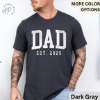 Dad Est T-Shirt, Gifts for Dad Shirt, Promoted To Dad Tee, First Time Father, Dada Shirt