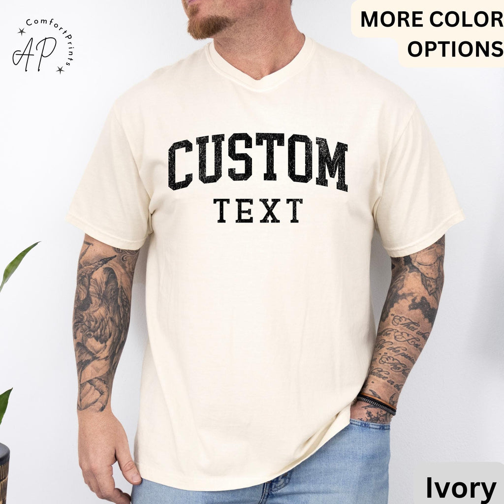 Custom Comfort Colors® T-Shirt, Personalized Shirt, Gift for Him Tee, Custom Shirt For Men, Custom Unisex Shirts