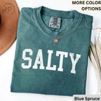 Salty Comfort Colors® Shirt, Trendy Beach T-Shirt, Summer Vacation Tee, Trendy Beach