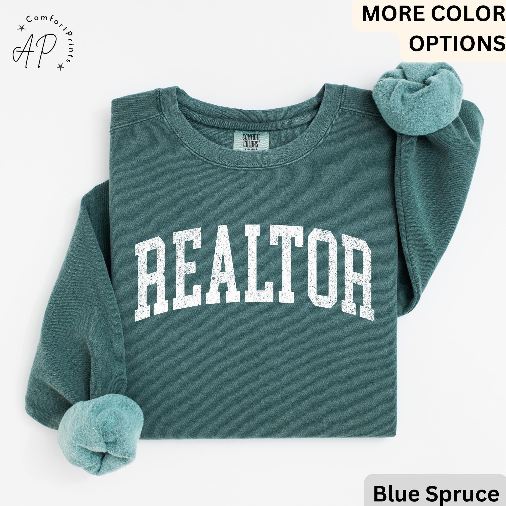 Realtor Comfort Colors® Sweater, Real Estate Agent Sweatshirt, Real Estate Marketing, Gift for Realtor