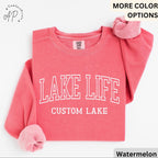 Personalized Lake Life Sweatshirt, Custom Lake House Sweater, Lake Vacation Shirt, Gift for Beach Lover