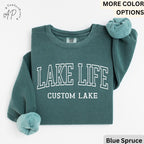 Personalized Lake Life Sweatshirt, Custom Lake House Sweater, Lake Vacation Shirt, Gift for Beach Lover