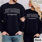 25th Anniversary Sweatshirt, Wedding Anniversary Sweater