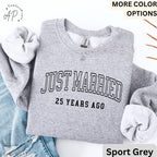 25th Anniversary Sweatshirt, Wedding Anniversary Sweater