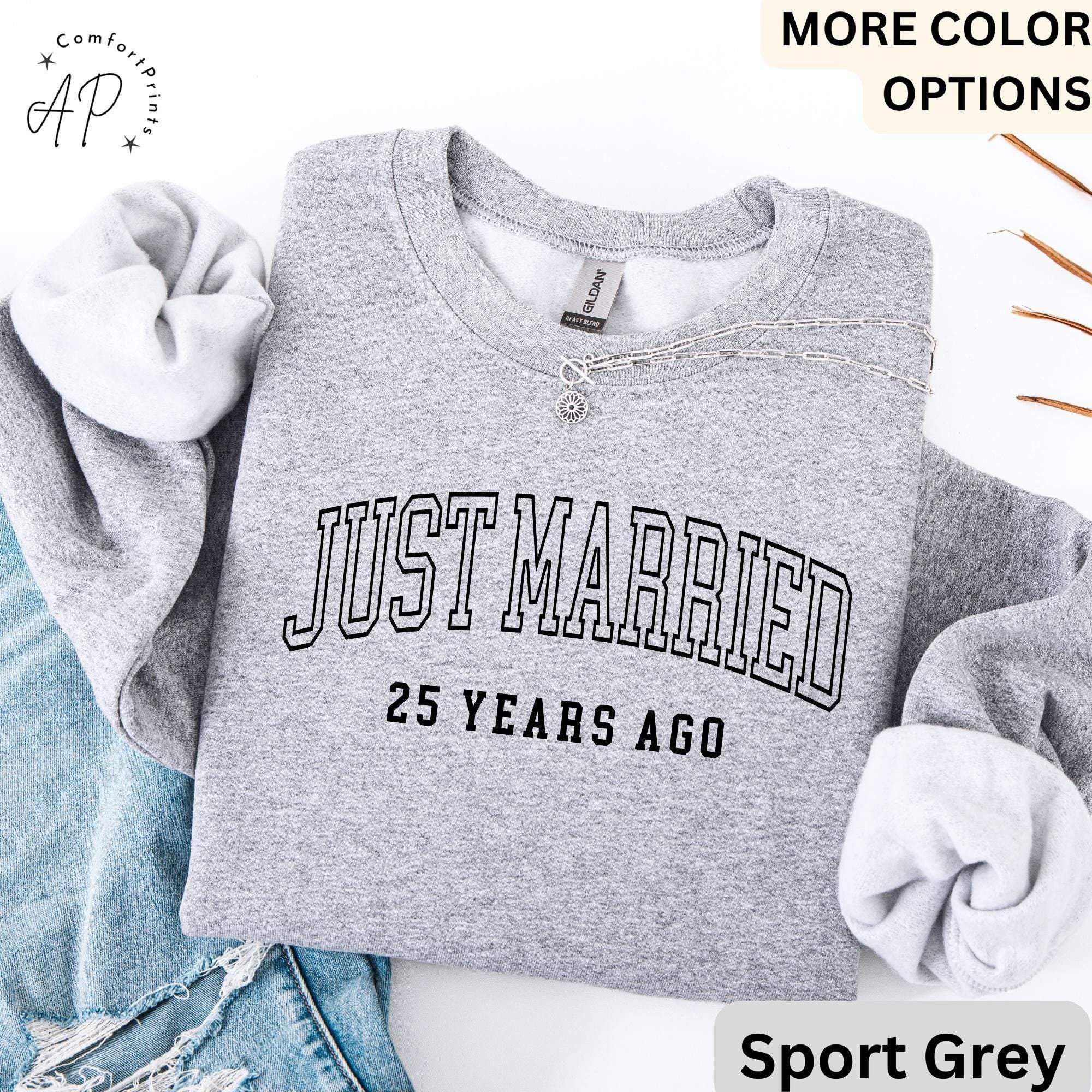 25th Anniversary Sweatshirt, Wedding Anniversary Sweater