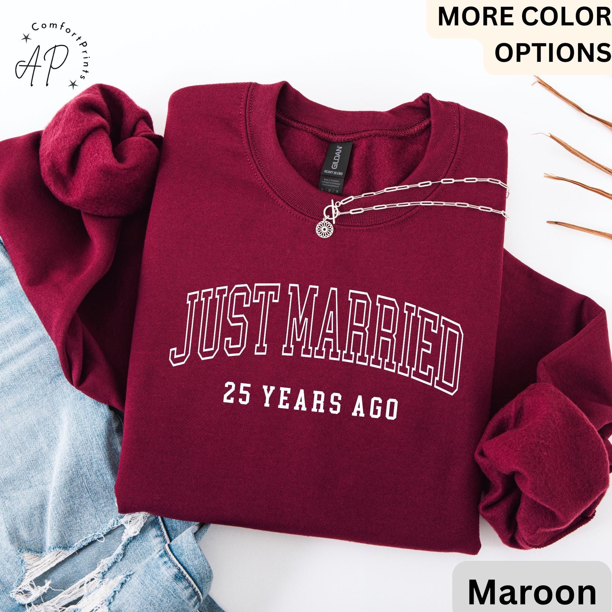 25th Anniversary Sweatshirt, Wedding Anniversary Sweater