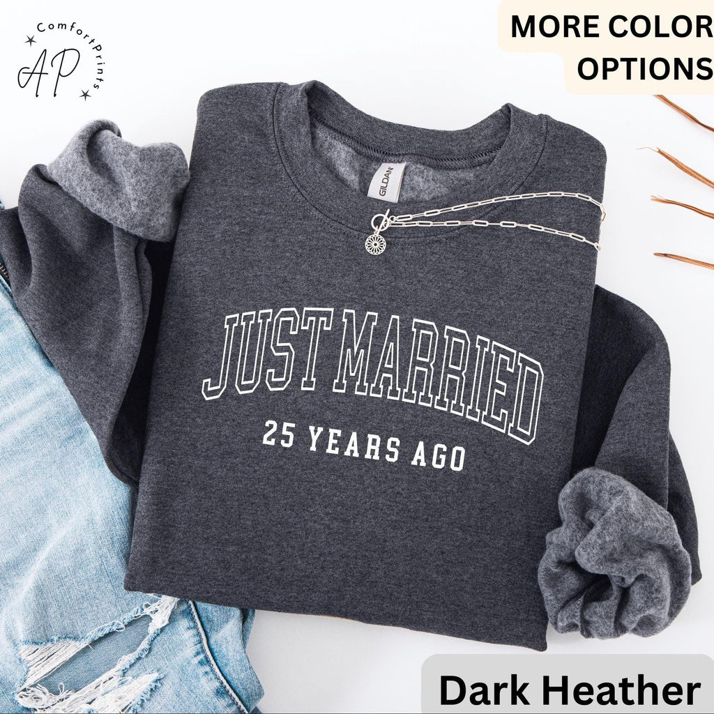 25th Anniversary Sweatshirt, Wedding Anniversary Sweater