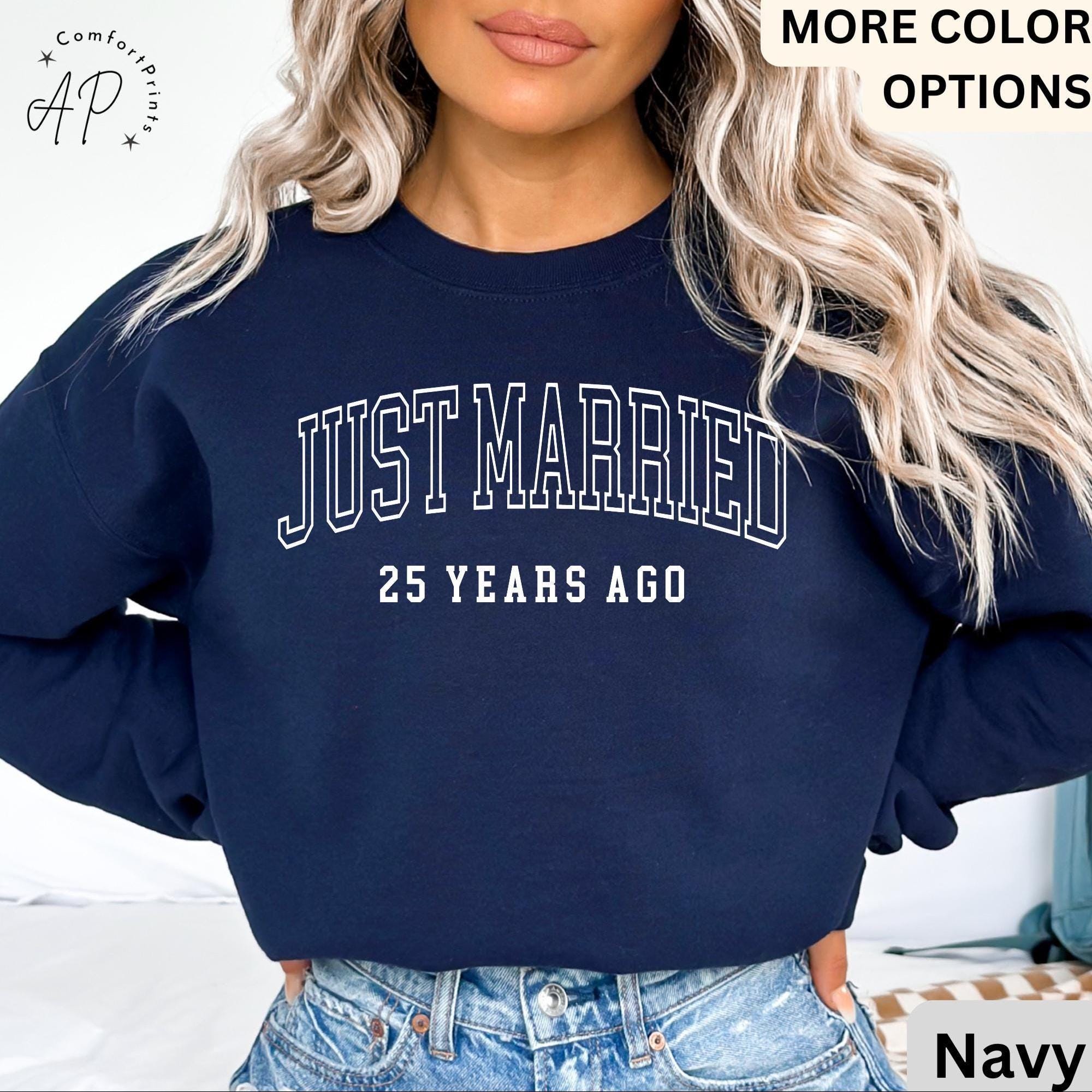 25th Anniversary Sweatshirt, Wedding Anniversary Sweater