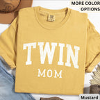 Twin Mom Comfort Colors T-Shirt, Twin Mama Tee