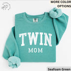 Twin Mom Comfort Colors Sweatshirt, Mama of Twins Gift