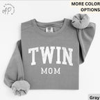 Twin Mom Comfort Colors Sweatshirt, Mama of Twins Gift