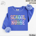 School Nurse Comfort Colors Sweatshirt: Back to School Gift
