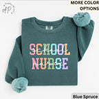 School Nurse Comfort Colors Sweatshirt: Back to School Gift