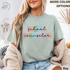 School Counselor Comfort Colors Shirt: Mental Health Tee, Guidance Counselor Gift