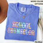School Counselor Comfort Colors Shirt: Mental Health Tee, Guidance Counselor Gift