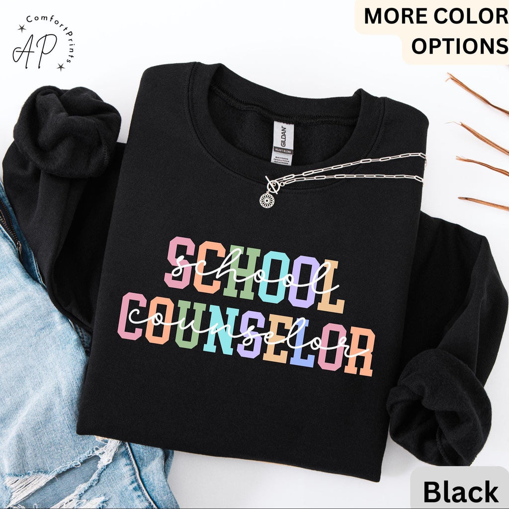Comfort Colors School Counselor Sweatshirt: Mental Health Support