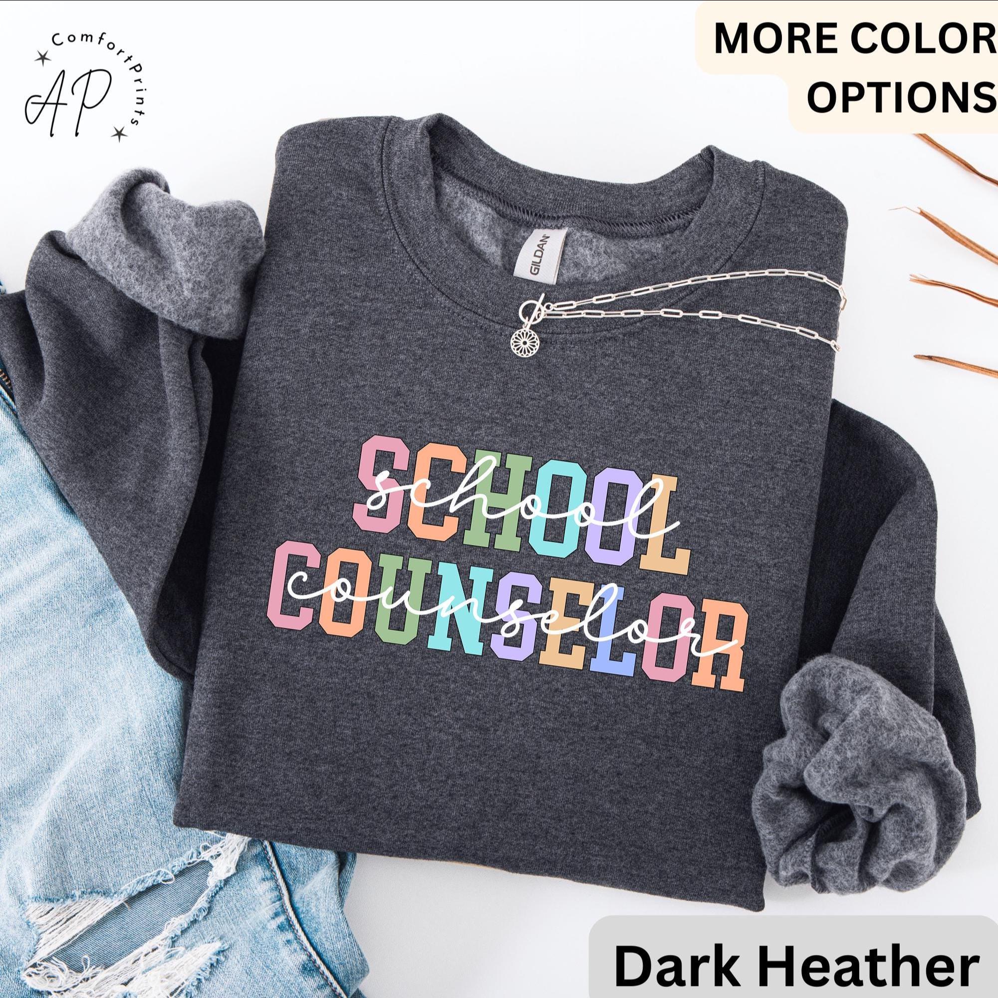 Comfort Colors School Counselor Sweatshirt: Mental Health Support