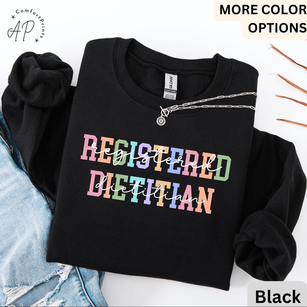 Registered Dietitian Comfort Colors® Sweatshirt, Nutritionist Sweater, Nutritional Therapy, Gift for Future Dietitian