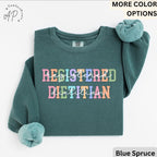 Registered Dietitian Comfort Colors® Sweatshirt, Nutritionist Sweater, Nutritional Therapy, Gift for Future Dietitian