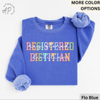 Registered Dietitian Comfort Colors® Sweatshirt, Nutritionist Sweater, Nutritional Therapy, Gift for Future Dietitian