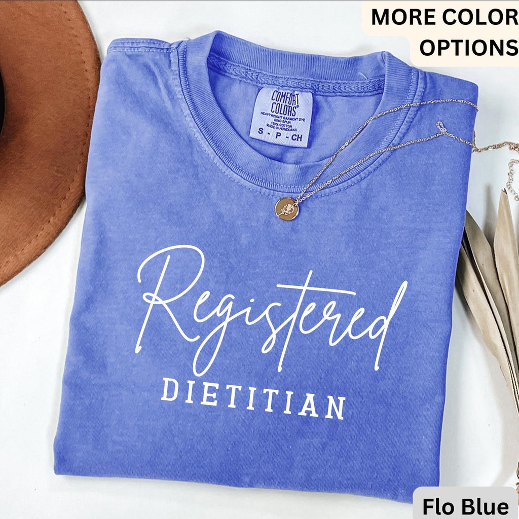 Registered Dietitian Comfort Colors® T-Shirt, Nutritionist Shirt, Nutritional Therapy Tee, Gift for Future Dietitian