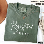 Registered Dietitian Comfort Colors® T-Shirt, Nutritionist Shirt, Nutritional Therapy Tee, Gift for Future Dietitian