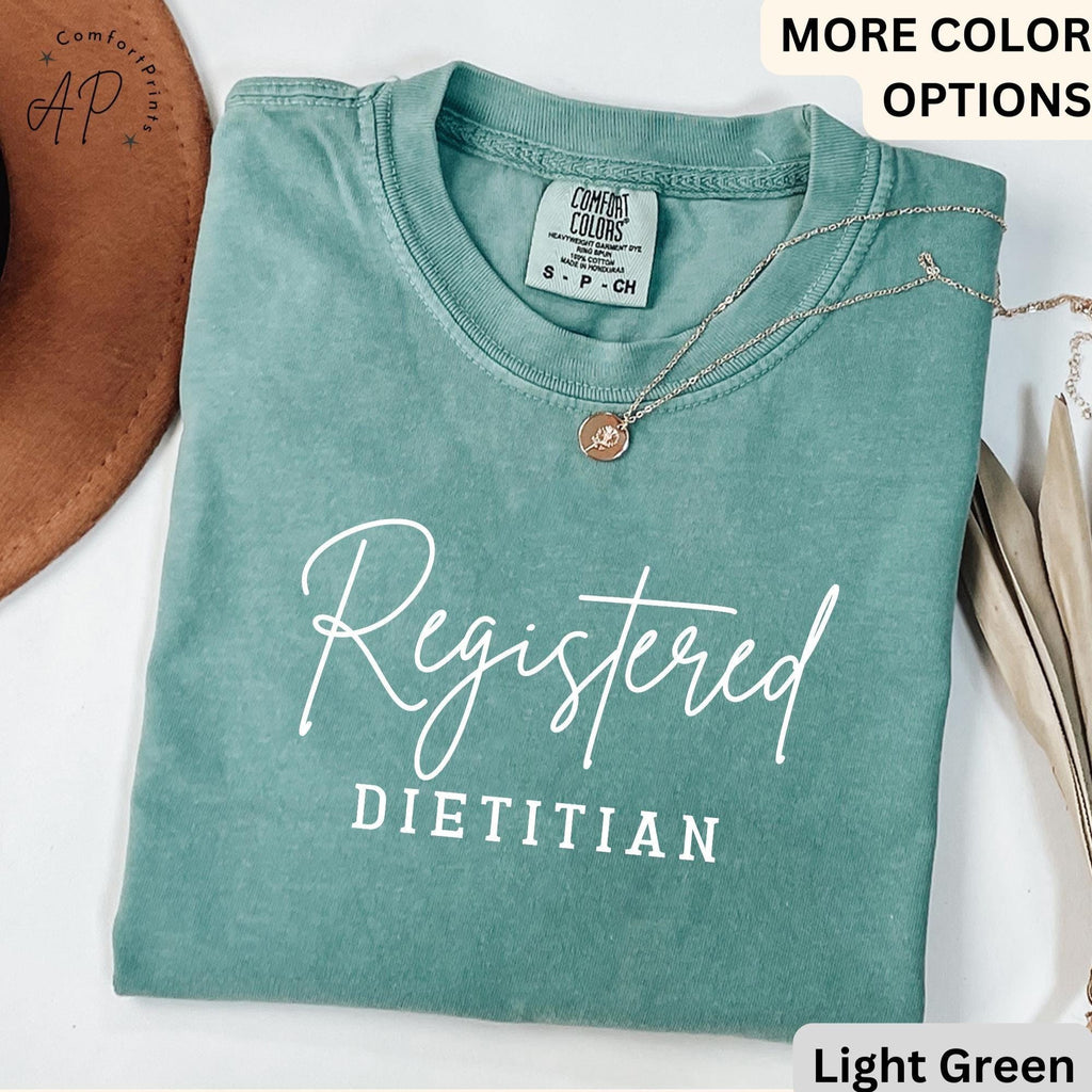 Registered Dietitian Comfort Colors® T-Shirt, Nutritionist Shirt, Nutritional Therapy Tee, Gift for Future Dietitian