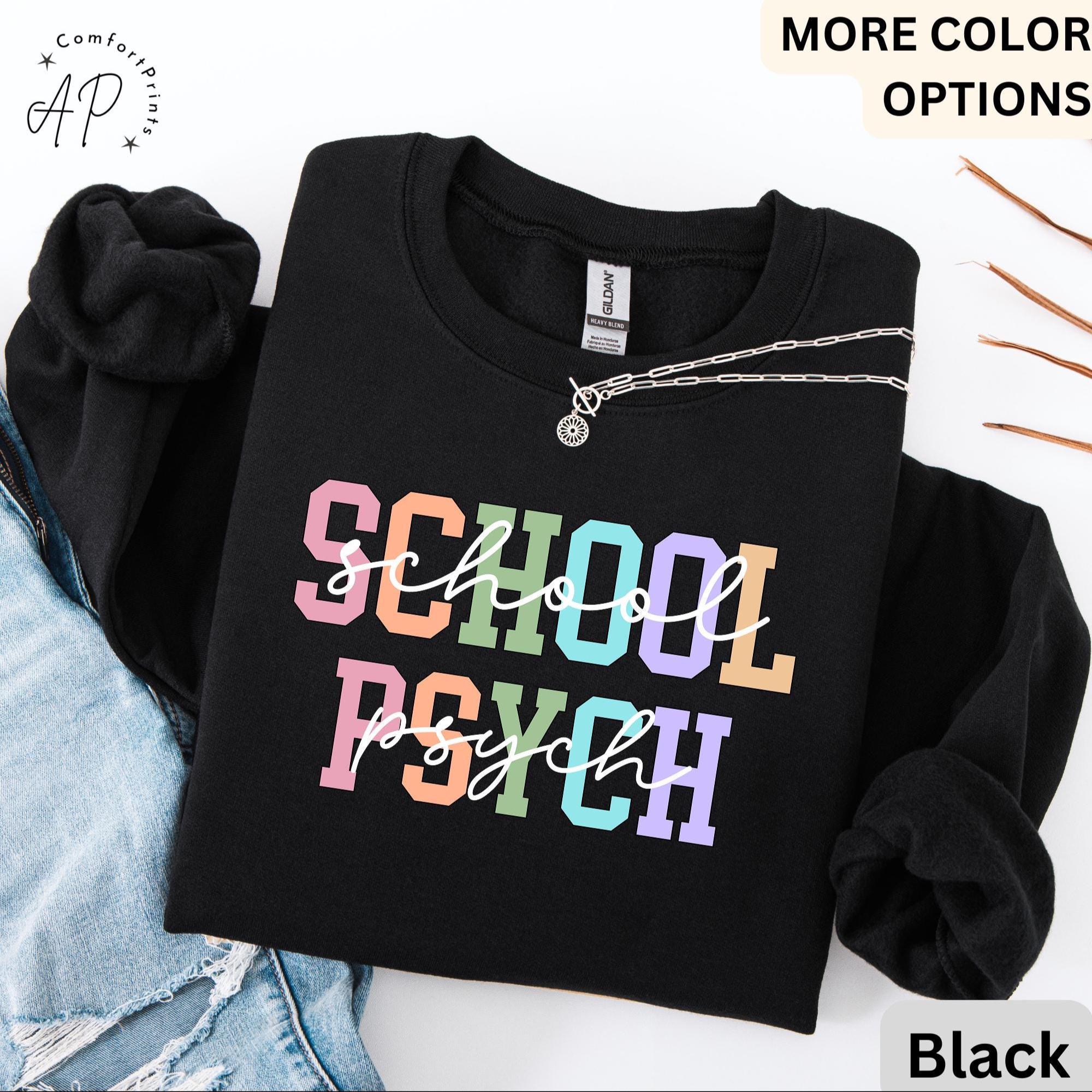 Comfort Colors School Psychologist Sweatshirt: Back to School Gift