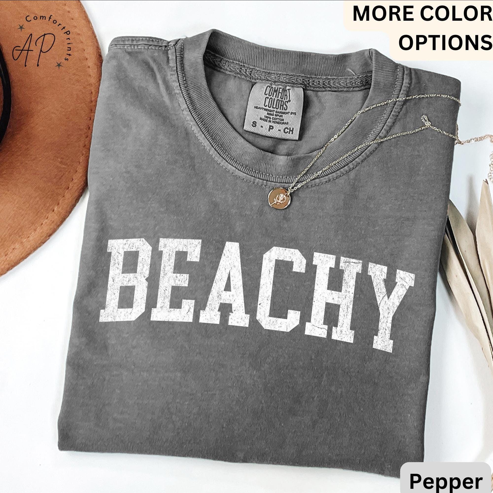 Beachy Vacation Life Comfort Colors® Shirt, Summer T-Shirt, Beach Therapy Tee, Gift for Vacation Summertime
