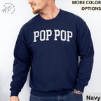 Pop Pop Sweatshirt, Promoted to Grandpa Sweater, Gift For Father's Day Hoodie, New Grandpa Baby Announcement