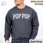 Pop Pop Sweatshirt, Promoted to Grandpa Sweater, Gift For Father's Day Hoodie, New Grandpa Baby Announcement