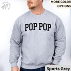 Pop Pop Sweatshirt, Promoted to Grandpa Sweater, Gift For Father's Day Hoodie, New Grandpa Baby Announcement