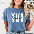 Personalized Cheer Coach Comfort Colors Shirt: Game Day Tee