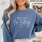 Comfort Colors® Editing Sweatshirt, Photographer Sweater, Can't Talk I'm Editing