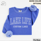 Personalized Lake Life Sweatshirt, Custom Lake House Sweater, Lake Vacation Shirt, Gift for Beach Lover