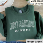 25th Anniversary Sweatshirt, Wedding Anniversary Sweater