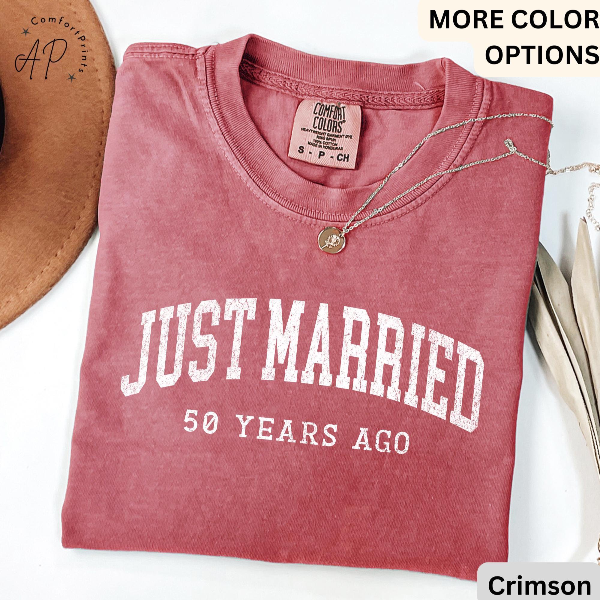 Personalized Anniversary Comfort Colors Shirt: Custom Wedding Date T-Shirt